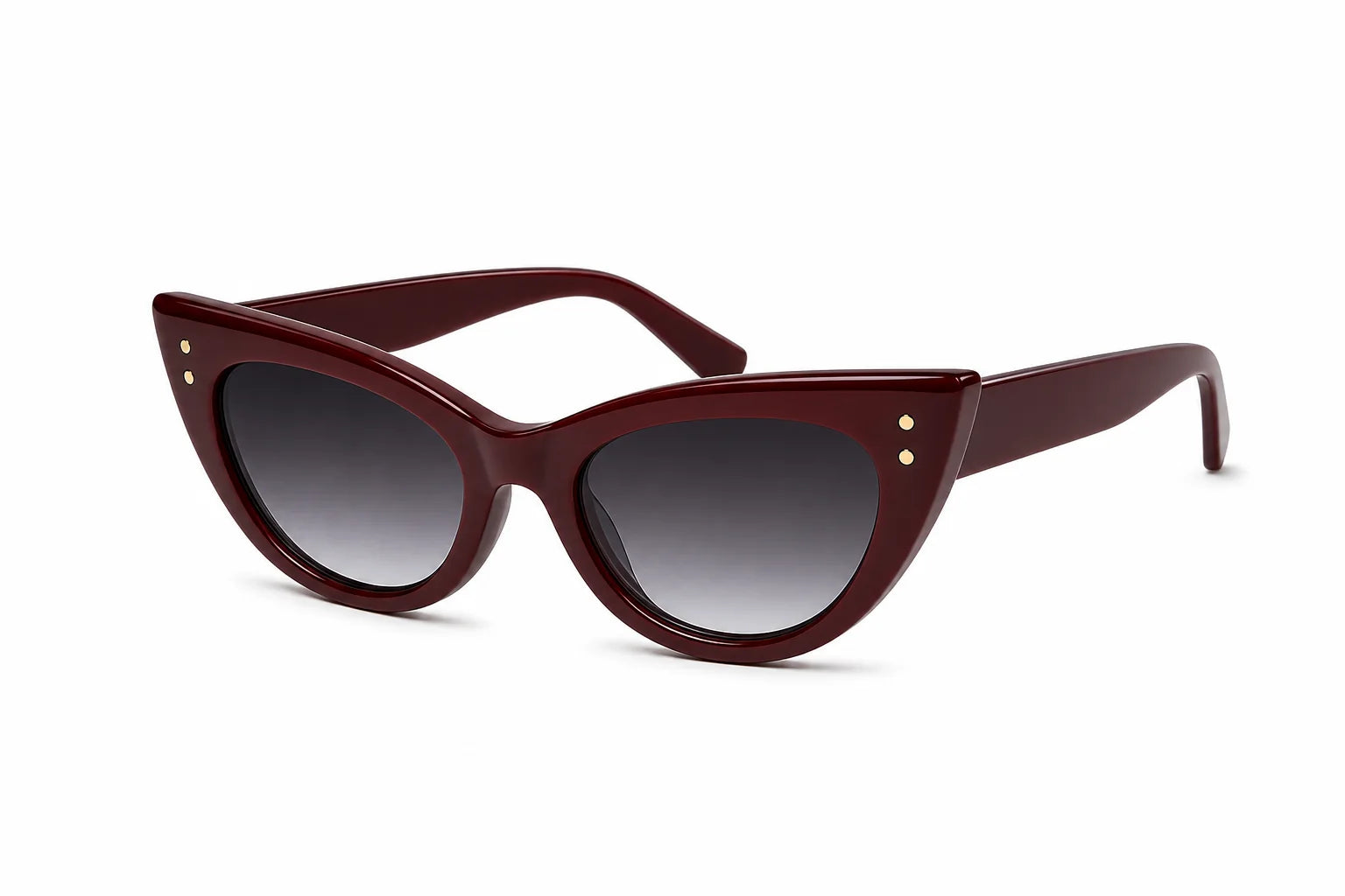Boston Black and Gold Browline Sunglasses