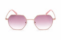Los Angeles Champagne Oversized Sunglasses