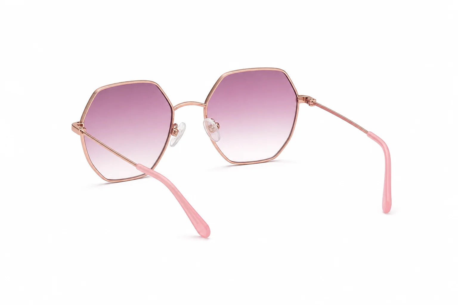 Los Angeles Champagne Oversized Sunglasses